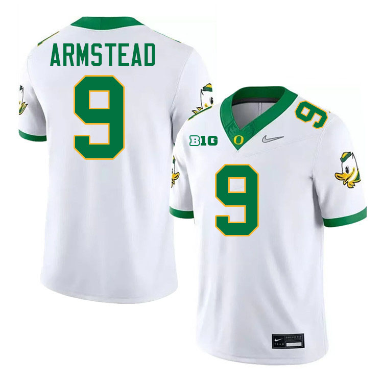 Arik Armstead Oregon Jersey,Oregon Ducks Football Uniforms Youth-White 2024